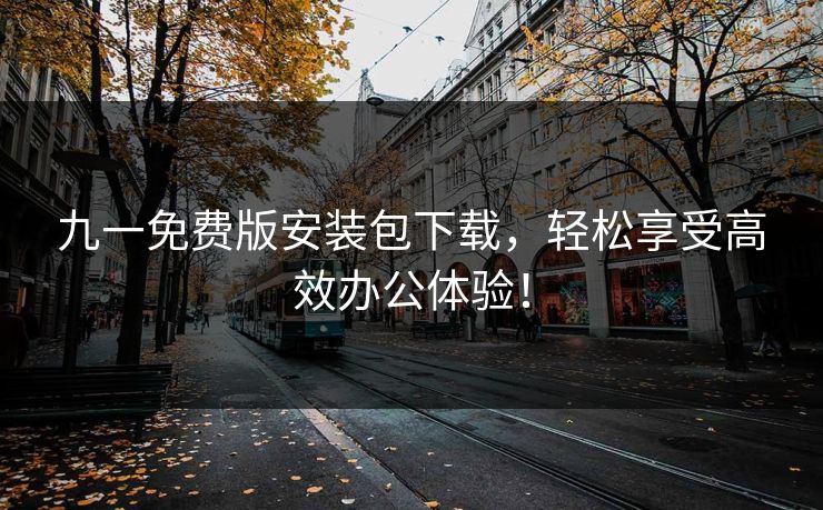 九一免费版安装包下载，轻松享受高效办公体验！